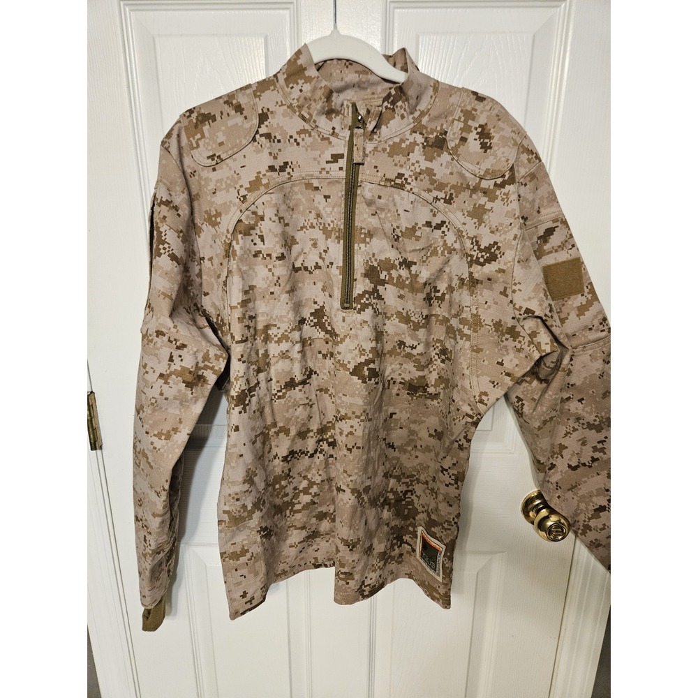 USMC FROG IWCS Combat Shirt Desert MARPAT Large Reg Flame Resistant